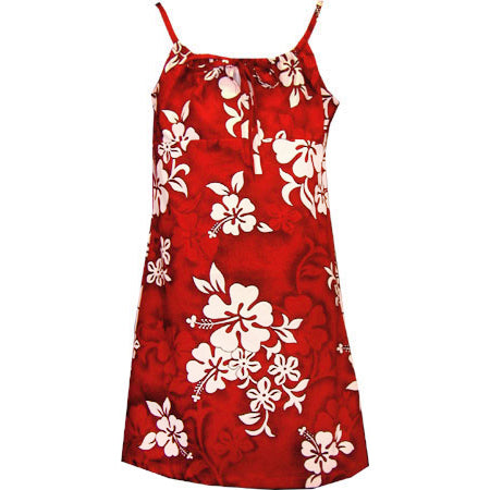 Kids Cotton Camisole Dress [Hibiscus]