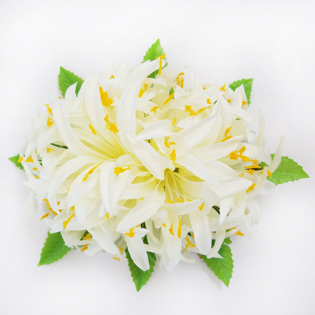 Hawaiian Hula Supplies Flower Hair Clip [Spider Lily]