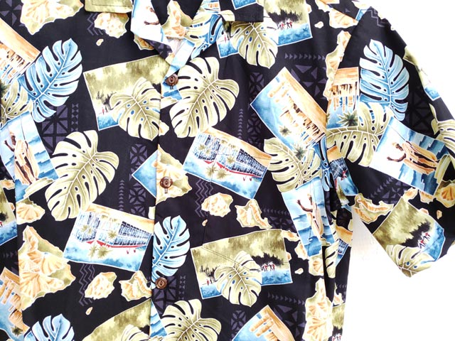 Hawaiian Men's Aloha Shirt Cotton [ Hawaii State ]
