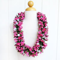 Hawaiian Hula Supplies Flower Lei [Double Rosebud]