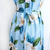 Hawaiian Tank Dress Semi-Long [Plumeria Shower]