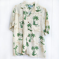 Hawaiian Men's Aloha Shirt Rayon [Ukulele Island]