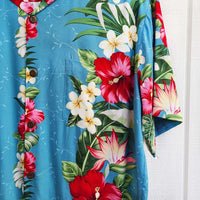Hawaiian Men's Aloha Shirt Rayon [Tropical Bouquet Panel]