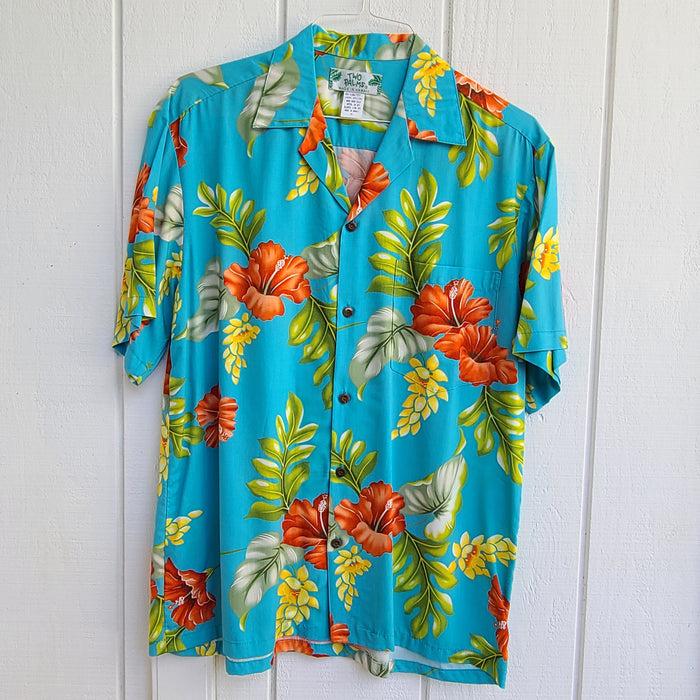Hawaiian Men's Aloha Shirt Rayon [Monstera]