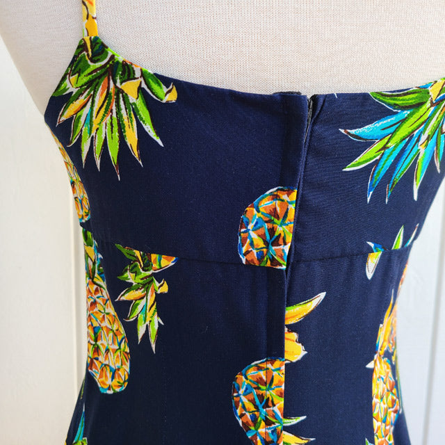 Hawaiian Camisole Dress Short [Golden Pineapple]