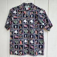 Hawaiian Men's Aloha Shirt Cotton [Flag]