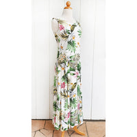 Hawaiian Sleeveless Dress Long [Orchid Paradise]