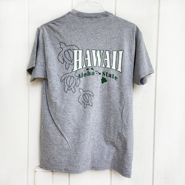 Hawaiian Men's T-shirt Cotton [Hawaiian Turtle]