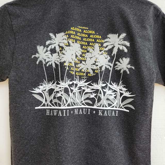 Hawaiian Men's T-shirt Cotton [Palm Tree]