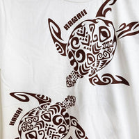 Hawaiian Men's T-shirt Cotton [Tribal Turtle]