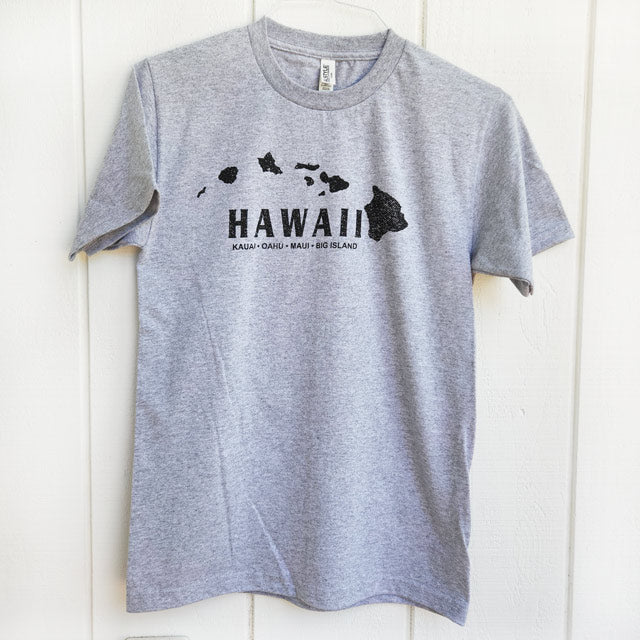 Hawaiian Men's T-shirt Cotton [Island Logo]