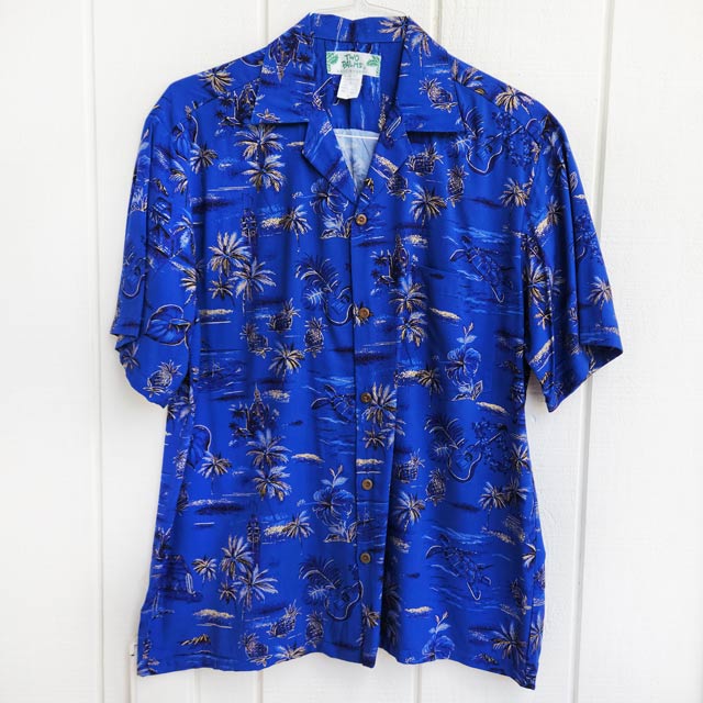 Hawaiian Men's Aloha Shirt Rayon [Golden Vintage]