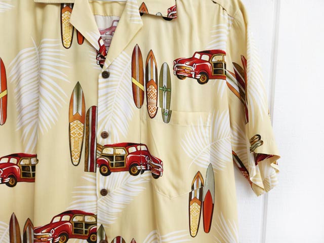 Hawaiian Men's Aloha Shirt Rayon [Woody]