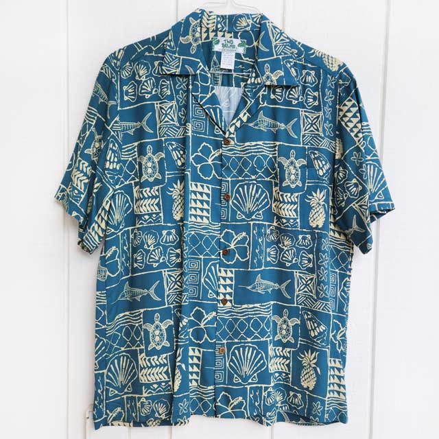 Hawaiian Men's Aloha Shirt Rayon [Merlin]