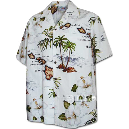 Kids Cotton Aloha Shirt [Hawaii Island]