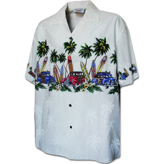 Kids Cotton Aloha Shirt [Hawaii Woody]
