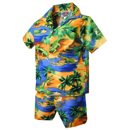 Kids Cotton Aloha Shirt Set [Florida]