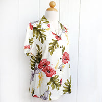 Hawaiian Ladies Aloha Shirt Fit [Monstera]