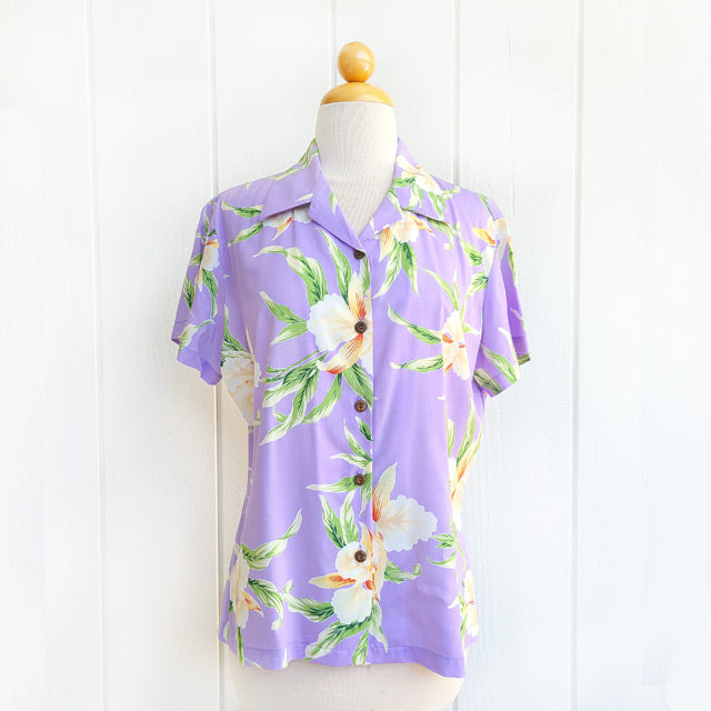 chouinard equipment？ アロハシャツ ビンテージ パープル chouinard equipment？ アロハシャツ ビンテージ パープル(XL