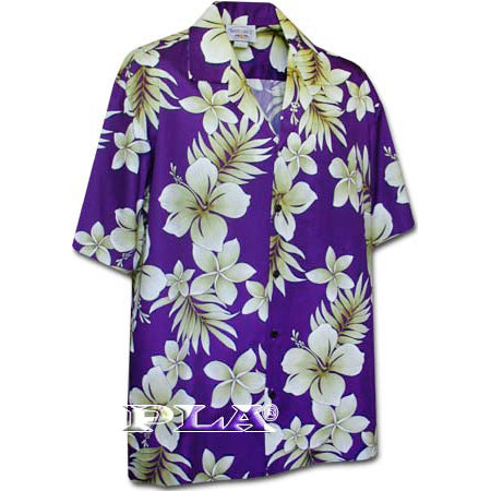 Hawaiian Men's Aloha Shirt Cotton [Pau Hibiscus]