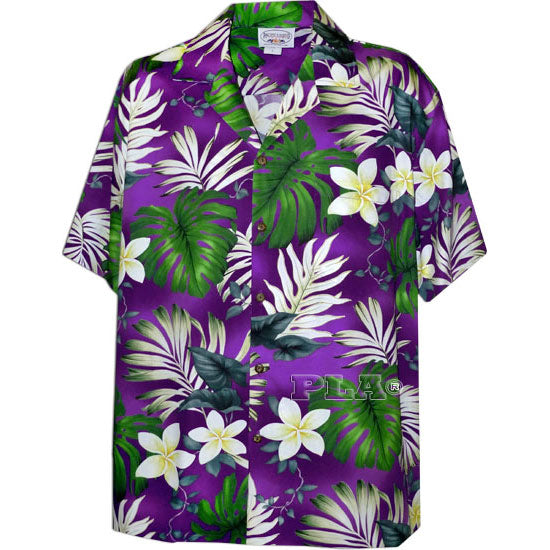 Hawaiian Men's Aloha Shirt Cotton [Monstera Fern]