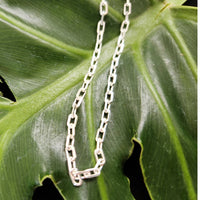 Hawaiian jewelry Silver Chain