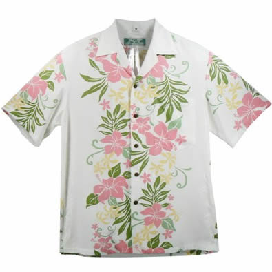 Hawaiian Men's Aloha Shirt Rayon [Rene Panel]