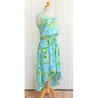 Hawaiian Asymmetric Dress Semi-Long [Tutti Fruity]