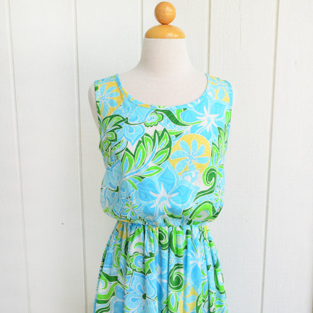 Hawaiian Asymmetric Dress Semi-Long [Tutti Fruity]