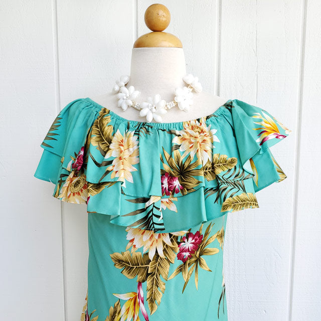 Off the Shoulder Hawaiian Dresses