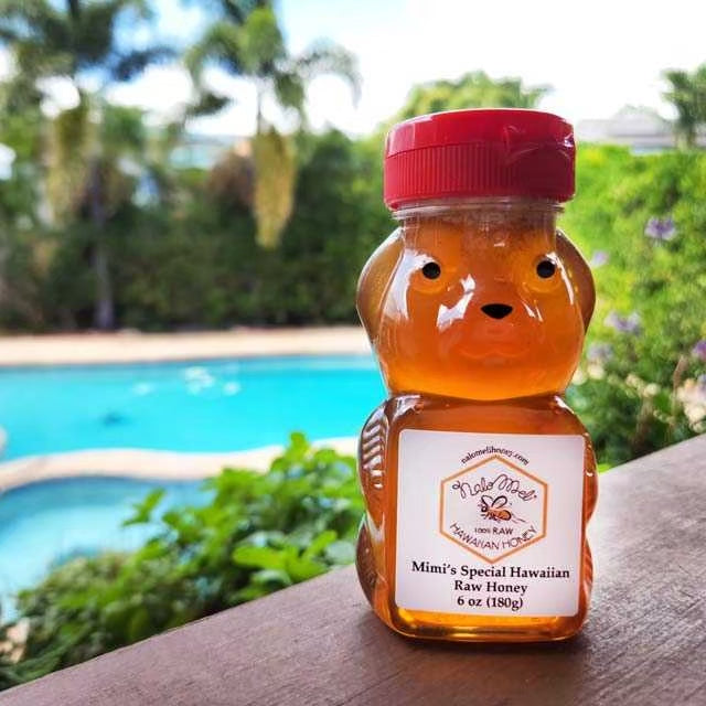 Hawaiian Food Bare Bottle Honey Nolo Meli Honey [Wildflower Honey 12oz]