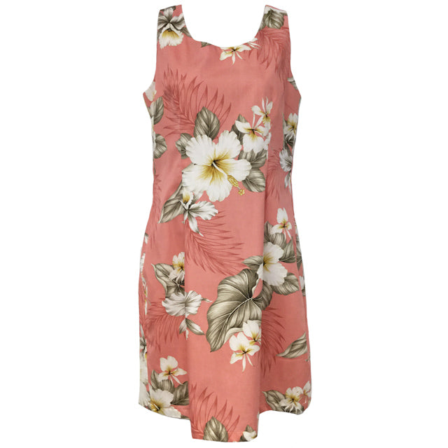 Hawaiian Tank Dress Short [Hibiscus Trend]