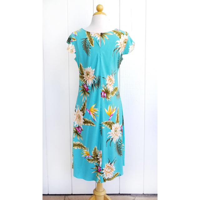 Hawaiian Sleeve Dress Semi-Long [Ceres]
