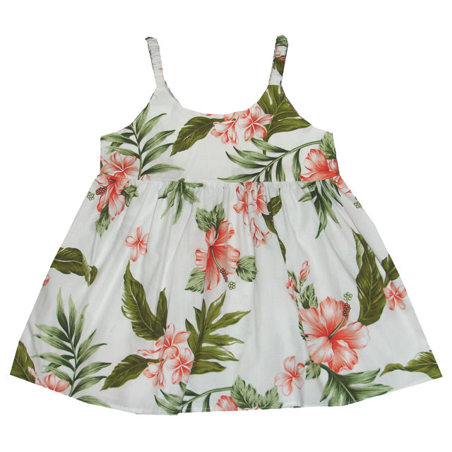 Kids Cotton Bungee Dress [Fancy Hibiscus]