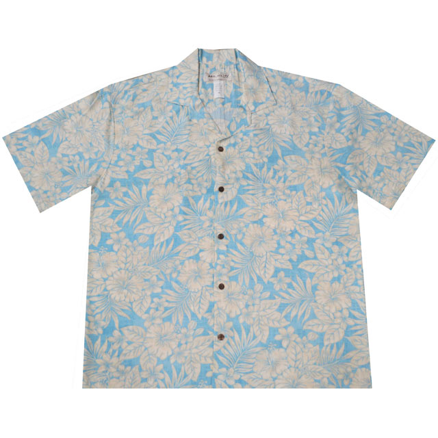 Hawaiian Men's Aloha Shirt Rayon [Future Garden]