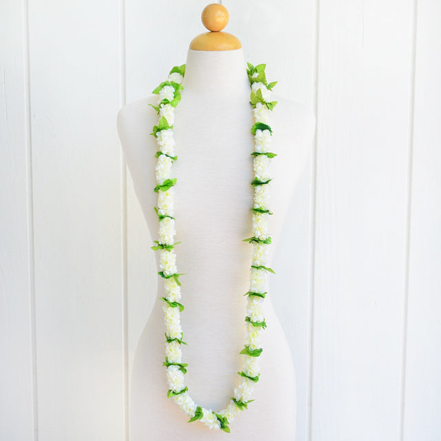 Hawaiian Hula Supplies Flower Lei (Long) [Aloha Pikake/Double &amp; Fern]