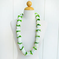 Hawaiian Hula Supplies Flower Lei [Aloha Pikake/Double &amp; Fern]