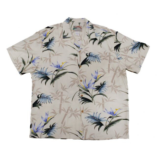 Hawaiian Men's Aloha Shirt Rayon [Bamboo Paradise]