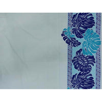 Hawaiian Polycotton Fabric BN-14-101 [Monstera &amp; Tapa Border]