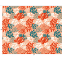 Hawaiian Cotton Fabric CHOE-557 [Coral &amp; Crumb]