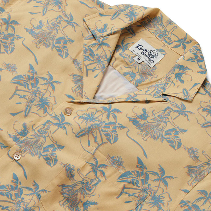 Hawaiian REYN SPOONER Men's Aloha Shirt Rayon [Hawaii Recalls]