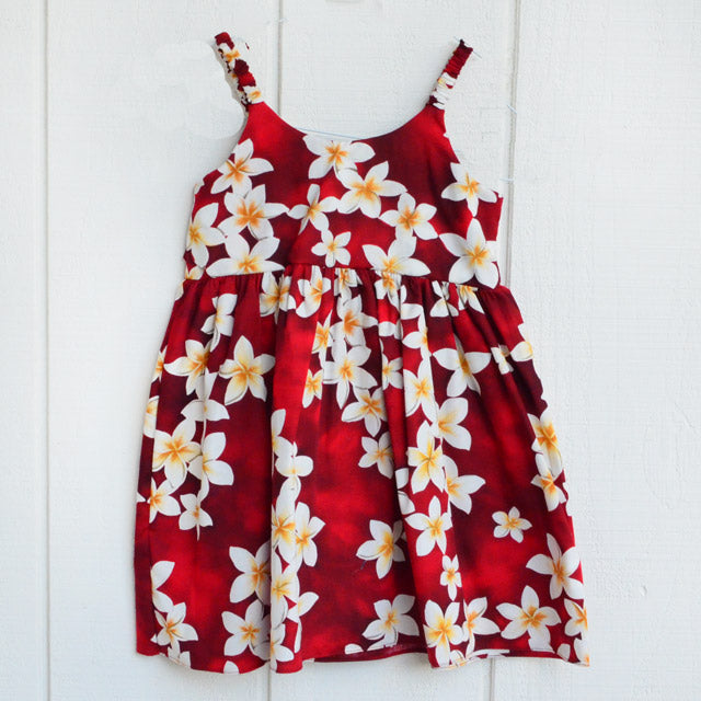 Kids Cotton Bungee Dress [Plumeria]