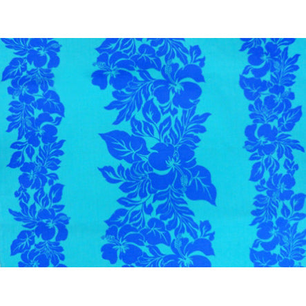 Hawaiian polycotton fabric ETU-436 [Hibiscus panel]