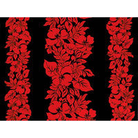 Hawaiian polycotton fabric ETU-436 [Hibiscus panel]