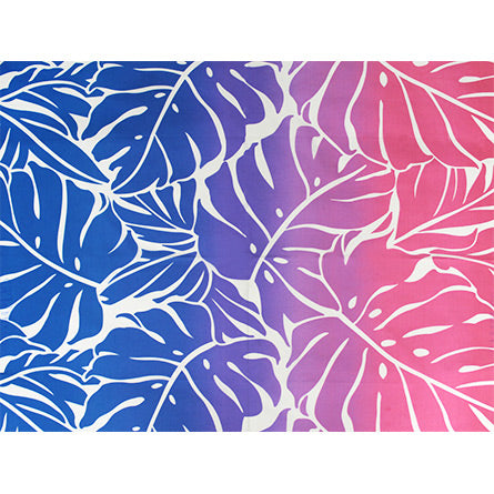 Hawaiian Polycotton Fabric GA-18-153 [Big Monstera]