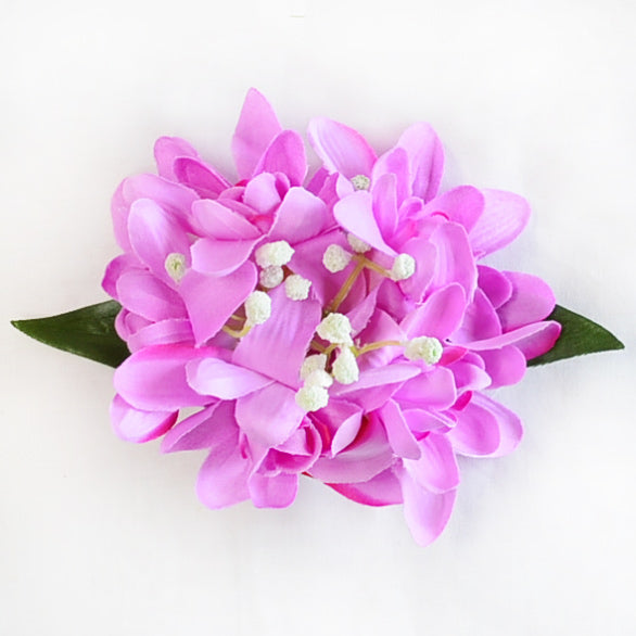 Hawaiian Hula Supplies Flower Hair Clip [Island Tube Rose/w Blossom]