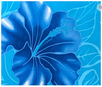 Hawaiian polycotton fabric HH-330 [Hibiscus/Plumeria]