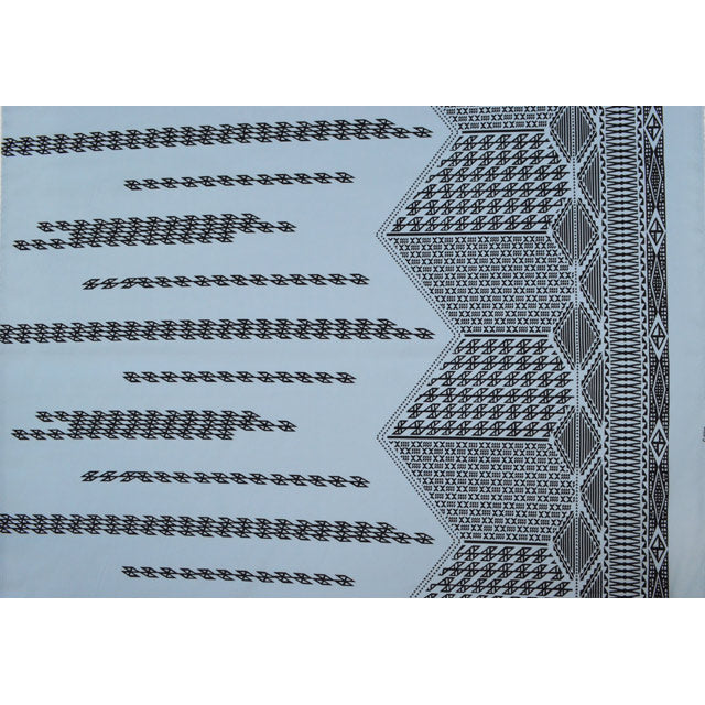 Hawaiian Polycotton Fabric LW-13-316 [Tapa Border]