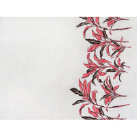Hawaiian Polycotton Fabric LW-16-513 [Tea Leaf Border]