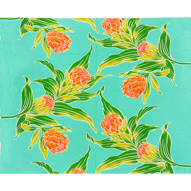 Hawaiian Polycotton Fabric LW-16-519 [Protea]